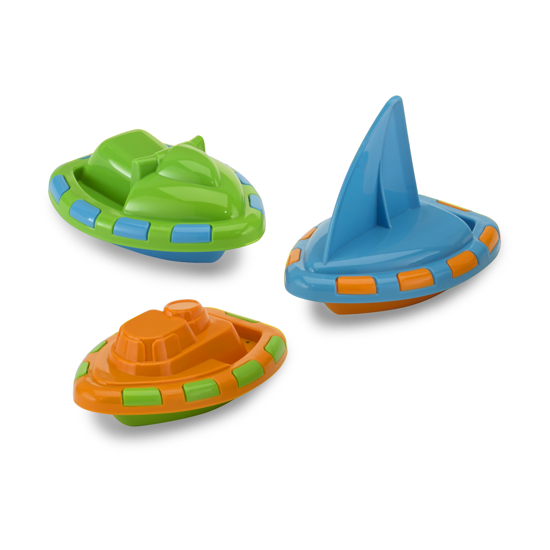 plastic toy boats