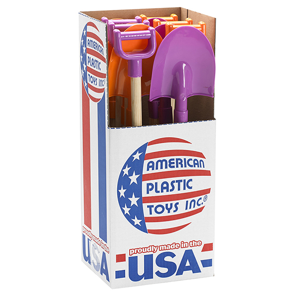 24" Wooden Shovel American Plastic Toys